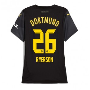 Billiga Borussia Dortmund Julian Ryerson #26 Bortatröja Dam 2024-25 Kortärmad